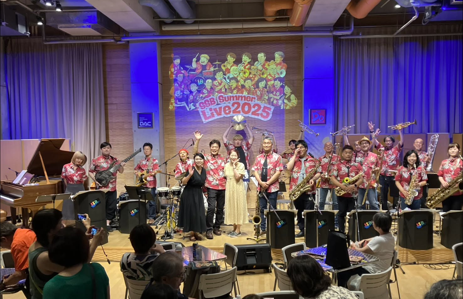 SSB Summer Live 2025を終えたメンバーの集合写真